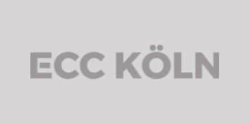 Logo ECC Köln auf hellgrauen Hintergrund