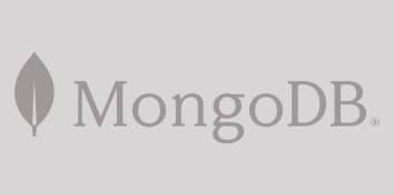 mongoDB Logo grau